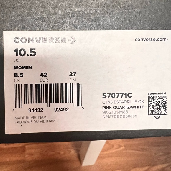 CONVERSE CTAS ESPADRILLE OX PLATFORM - Picture 7 of 11